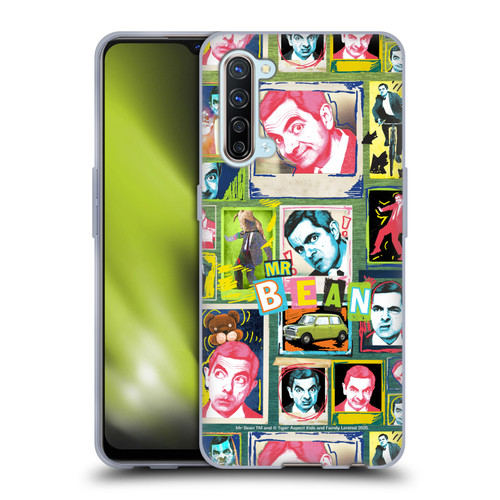 Mr. Bean Graphic Art Collage Soft Gel Case for OPPO Find X2 Lite 5G