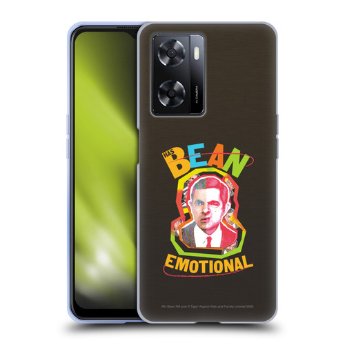 Mr. Bean Graphic Art Bean Emotional Soft Gel Case for OPPO A57s