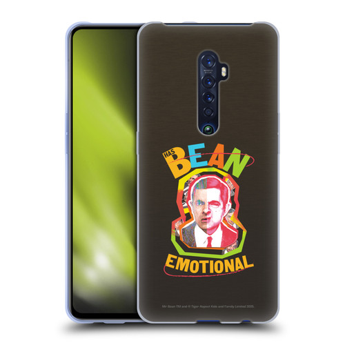 Mr. Bean Graphic Art Bean Emotional Soft Gel Case for OPPO Reno 2