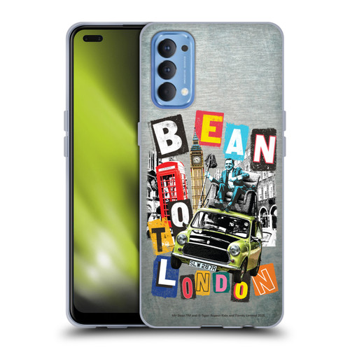 Mr. Bean Graphic Art Bean To London Soft Gel Case for OPPO Reno 4 5G