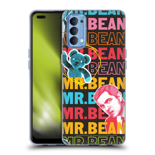Mr. Bean Graphic Art With Teddy Soft Gel Case for OPPO Reno 4 5G