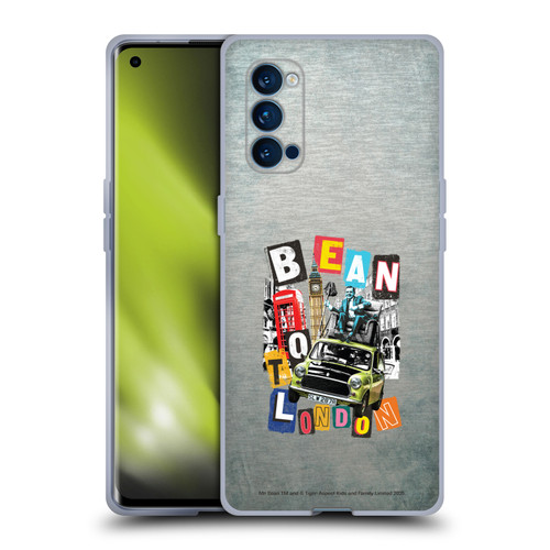 Mr. Bean Graphic Art Bean To London Soft Gel Case for OPPO Reno 4 Pro 5G