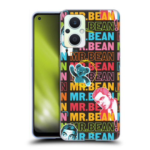 Mr. Bean Graphic Art With Teddy Soft Gel Case for OPPO Reno8 Lite