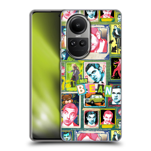 Mr. Bean Graphic Art Collage Soft Gel Case for OPPO Reno10 5G / Reno10 Pro 5G