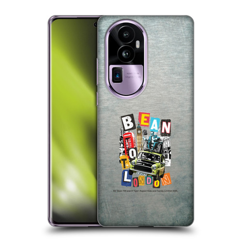 Mr. Bean Graphic Art Bean To London Soft Gel Case for OPPO Reno10 Pro+