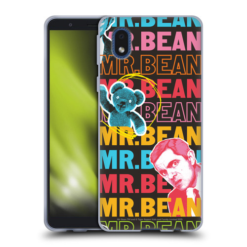 Mr. Bean Graphic Art With Teddy Soft Gel Case for Samsung Galaxy A01 Core (2020)