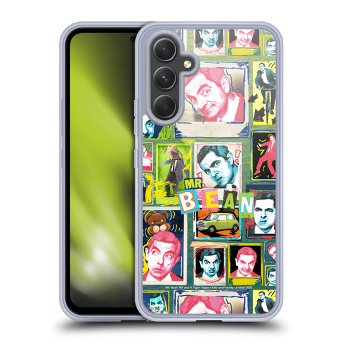 Mr. Bean Graphic Art Collage Soft Gel Case for Samsung Galaxy A54 5G