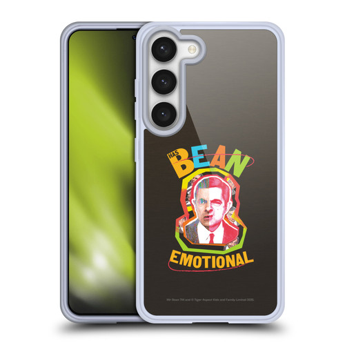 Mr. Bean Graphic Art Bean Emotional Soft Gel Case for Samsung Galaxy S23 5G