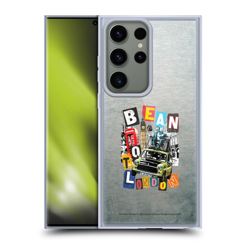 Mr. Bean Graphic Art Bean To London Soft Gel Case for Samsung Galaxy S23 Ultra 5G