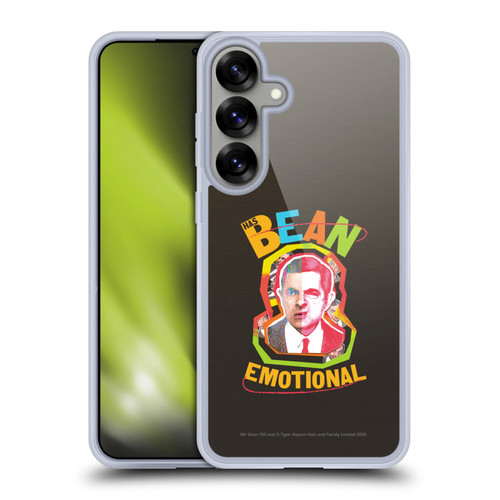Mr. Bean Graphic Art Bean Emotional Soft Gel Case for Samsung Galaxy S25+