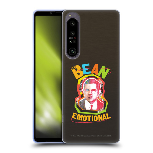 Mr. Bean Graphic Art Bean Emotional Soft Gel Case for Sony Xperia 1 IV