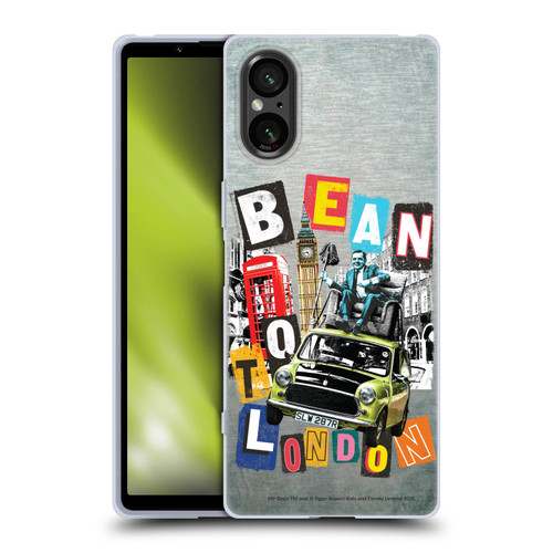 Mr. Bean Graphic Art Bean To London Soft Gel Case for Sony Xperia 5 V 5G Mr. Bean Graphic Art Bean To London Soft Gel Case for Sony Xperia 5 V 5G