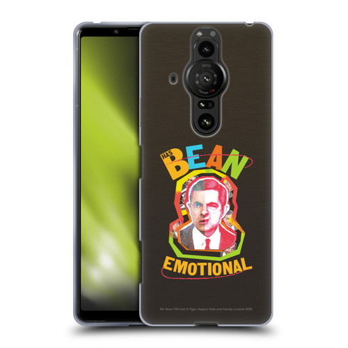 Mr. Bean Graphic Art Bean Emotional Soft Gel Case for Sony Xperia Pro-I