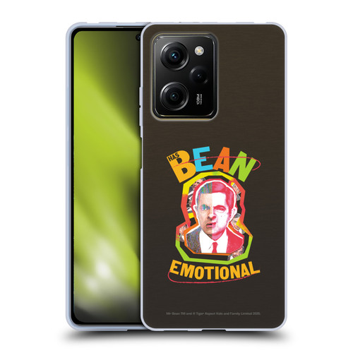 Mr. Bean Graphic Art Bean Emotional Soft Gel Case for Xiaomi Redmi Note 12 Pro 5G