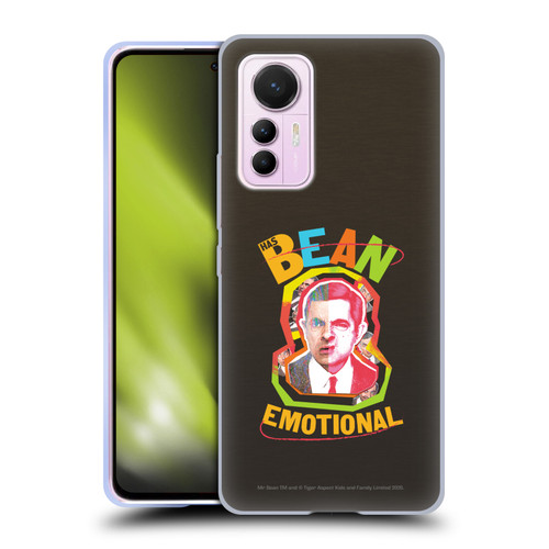 Mr. Bean Graphic Art Bean Emotional Soft Gel Case for Xiaomi 12 Lite