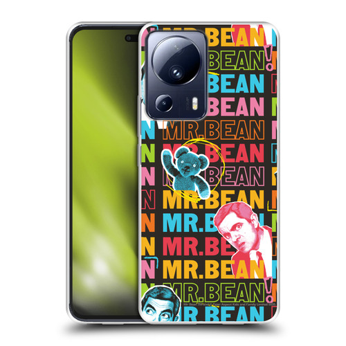 Mr. Bean Graphic Art With Teddy Soft Gel Case for Xiaomi 13 Lite 5G
