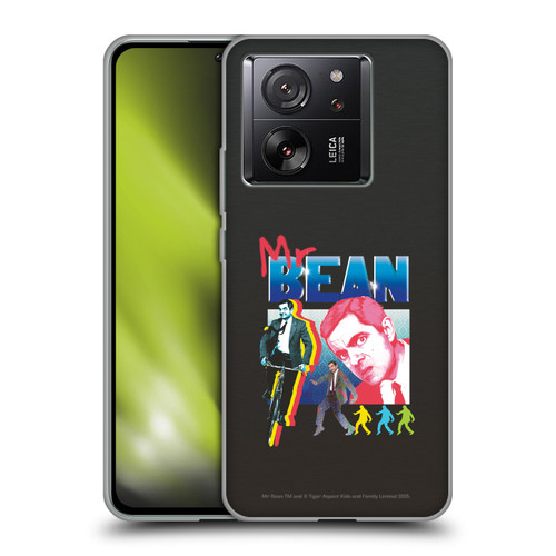 Mr. Bean Graphic Art Bike Soft Gel Case for Xiaomi 13T 5G / 13T Pro 5G