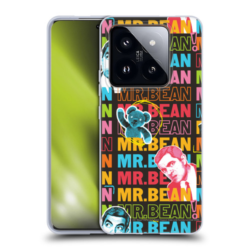 Mr. Bean Graphic Art With Teddy Soft Gel Case for Xiaomi 14 Pro