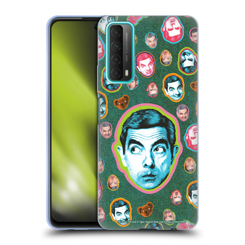Mr. Bean Key Art Collage Soft Gel Case for Huawei P Smart (2021)