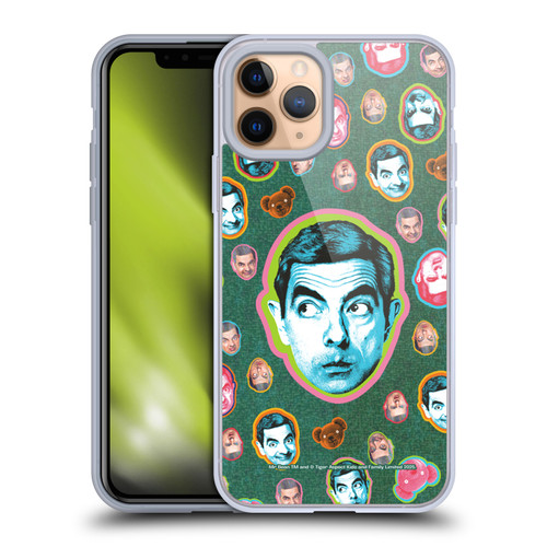 Mr. Bean Key Art Collage Soft Gel Case for Apple iPhone 11 Pro