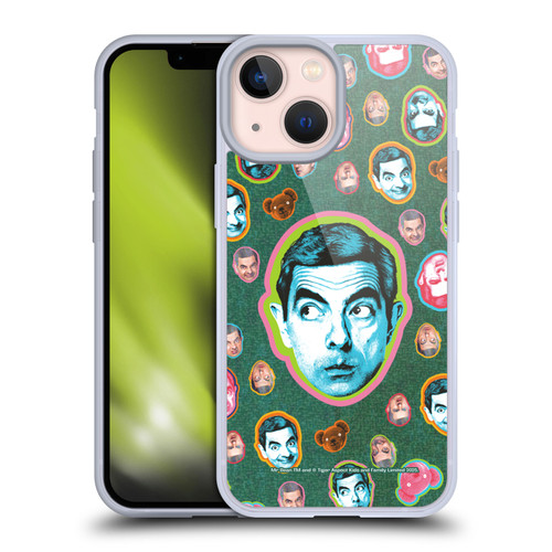 Mr. Bean Key Art Collage Soft Gel Case for Apple iPhone 13 Mini