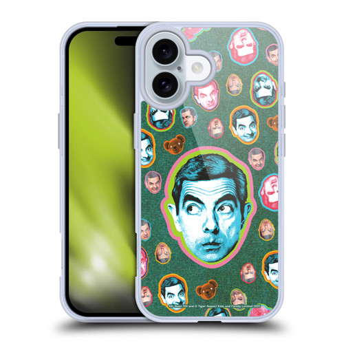 Mr. Bean Key Art Collage Soft Gel Case for Apple iPhone 16