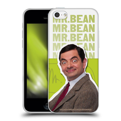 Mr. Bean Key Art Portrait Soft Gel Case for Apple iPhone 5c