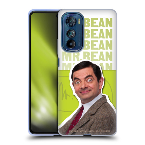 Mr. Bean Key Art Portrait Soft Gel Case for Motorola Edge 30