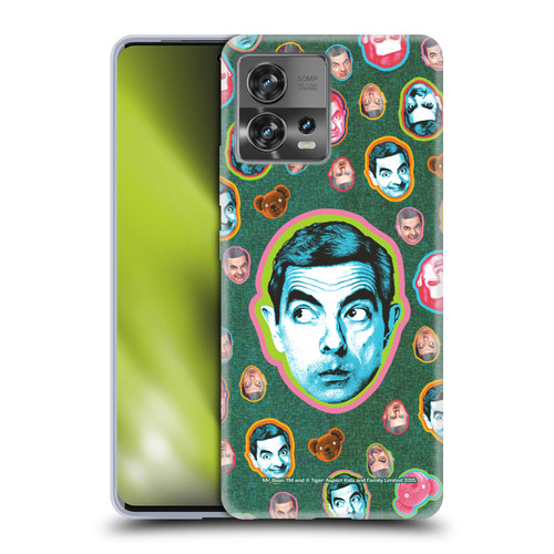 Mr. Bean Key Art Collage Soft Gel Case for Motorola Moto Edge 30 Fusion