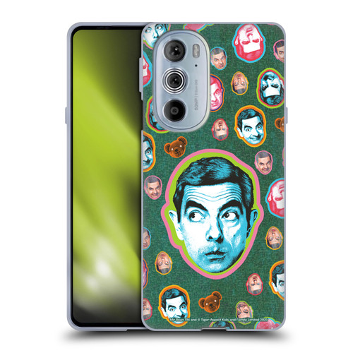 Mr. Bean Key Art Collage Soft Gel Case for Motorola Edge X30