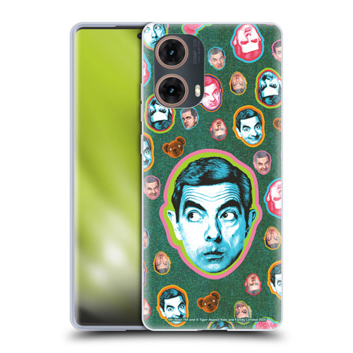 Mr. Bean Key Art Collage Soft Gel Case for Motorola Moto G85
