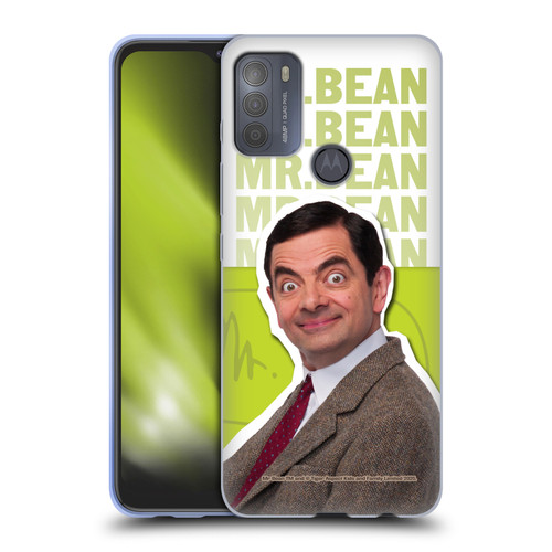 Mr. Bean Key Art Portrait Soft Gel Case for Motorola Moto G50 Mr. Bean Key Art Portrait Soft Gel Case for Motorola Moto G50