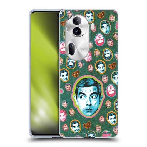 Mr. Bean Key Art Collage Soft Gel Case for OPPO Reno11 Pro