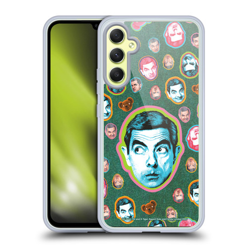 Mr. Bean Key Art Collage Soft Gel Case for Samsung Galaxy A34 5G