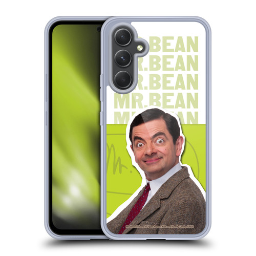 Mr. Bean Key Art Portrait Soft Gel Case for Samsung Galaxy A54 5G