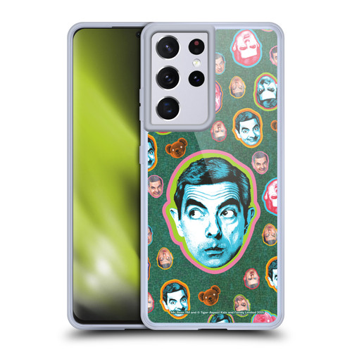 Mr. Bean Key Art Collage Soft Gel Case for Samsung Galaxy S21 Ultra 5G