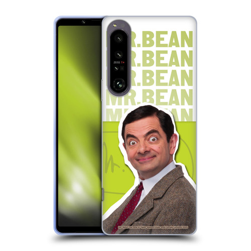 Mr. Bean Key Art Portrait Soft Gel Case for Sony Xperia 1 IV