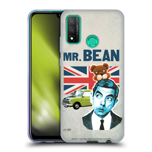 Mr. Bean London Art With Teddy Soft Gel Case for Huawei P Smart (2020)