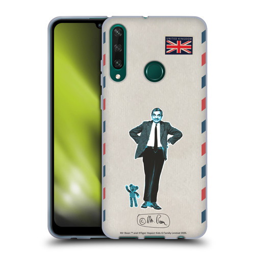 Mr. Bean London Art Postcard Soft Gel Case for Huawei Y6p