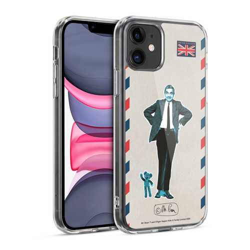 Mr. Bean London Art Postcard Soft Gel Case for Apple iPhone 11