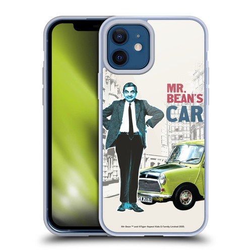 Mr. Bean London Art With Car Soft Gel Case for Apple iPhone 12 / iPhone 12 Pro