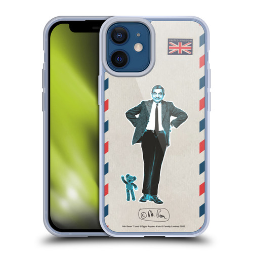 Mr. Bean London Art Postcard Soft Gel Case for Apple iPhone 12 Mini