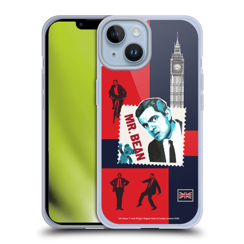 Mr. Bean London Art UK Art Soft Gel Case for Apple iPhone 14