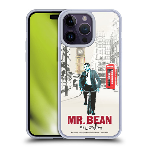 Mr. Bean London Art In London Soft Gel Case for Apple iPhone 14 Pro Max