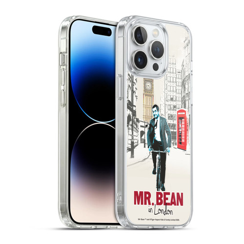 Mr. Bean London Art In London Soft Gel Case for Apple iPhone 14 Pro Max & MagSafe