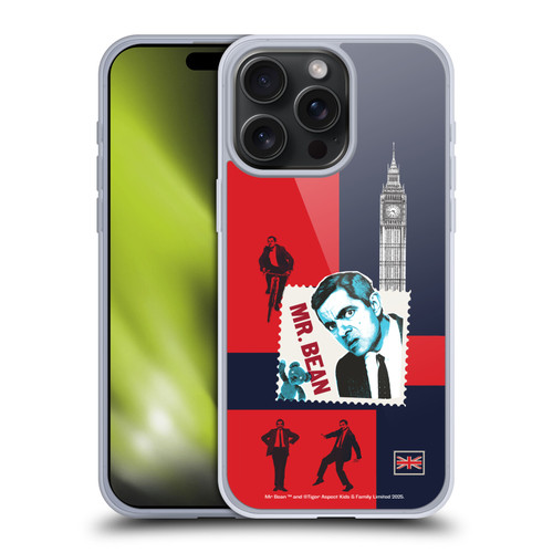 Mr. Bean London Art UK Art Soft Gel Case for Apple iPhone 15 Pro Max
