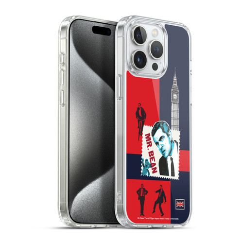 Mr. Bean London Art UK Art Soft Gel Case for Apple iPhone 15 Pro Max & MagSafe