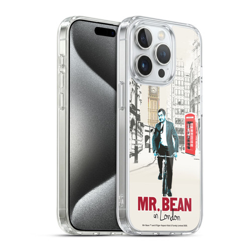 Mr. Bean London Art In London Soft Gel Case for Apple iPhone 15 Pro & MagSafe