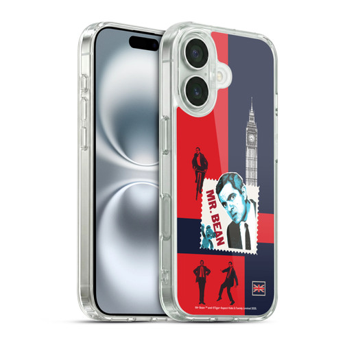 Mr. Bean London Art UK Art Soft Gel Case for Apple iPhone 16 & MagSafe