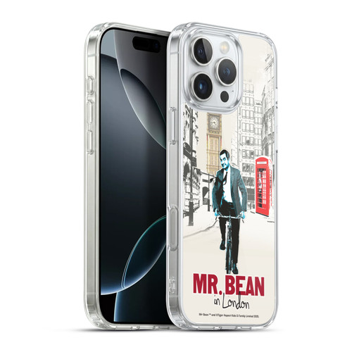 Mr. Bean London Art In London Soft Gel Case for Apple iPhone 16 Pro Max & MagSafe